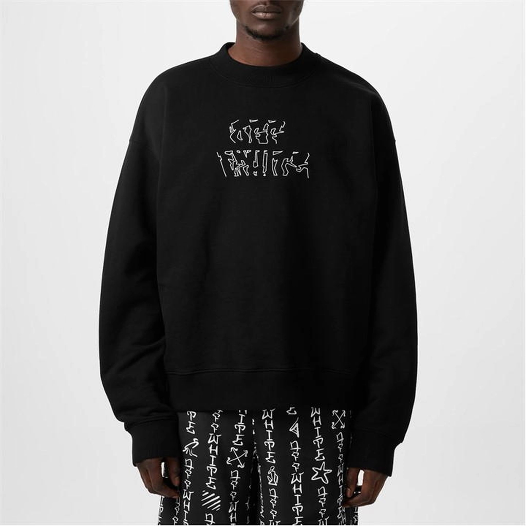 Off White Neen Arrow Skate Hoodie - Black